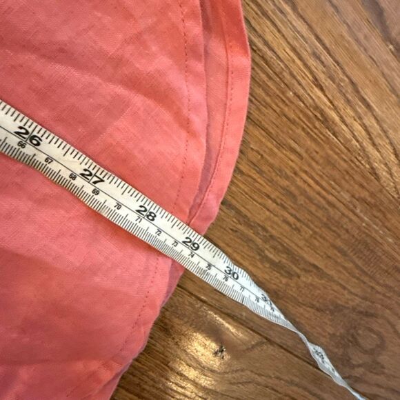 Gap 100% linen boyfriend tunic collared popover small - Picture 5 of 7